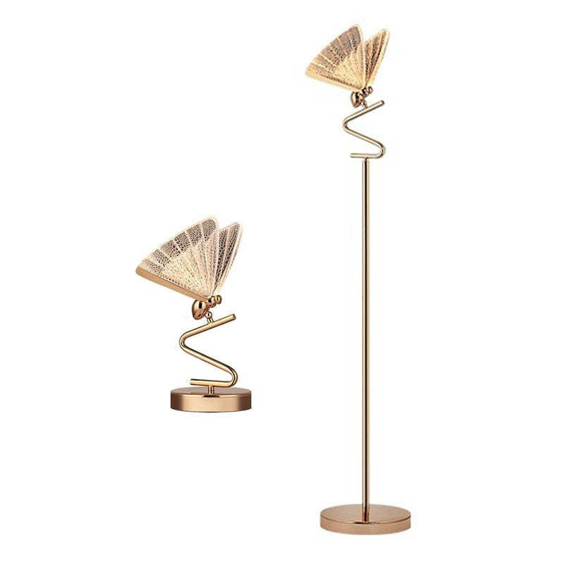 Kady Moderna Geométrica Metal/Acrílico LED Lámparas de Pie/Mesa