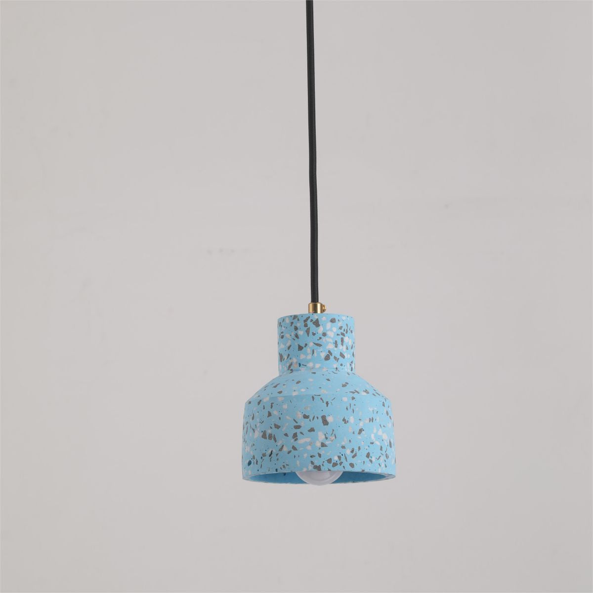 Valentina Moderna Cuadrado LED Metal/Cemento Lámpara Colgante Negra/Azul/Roja/Blanca