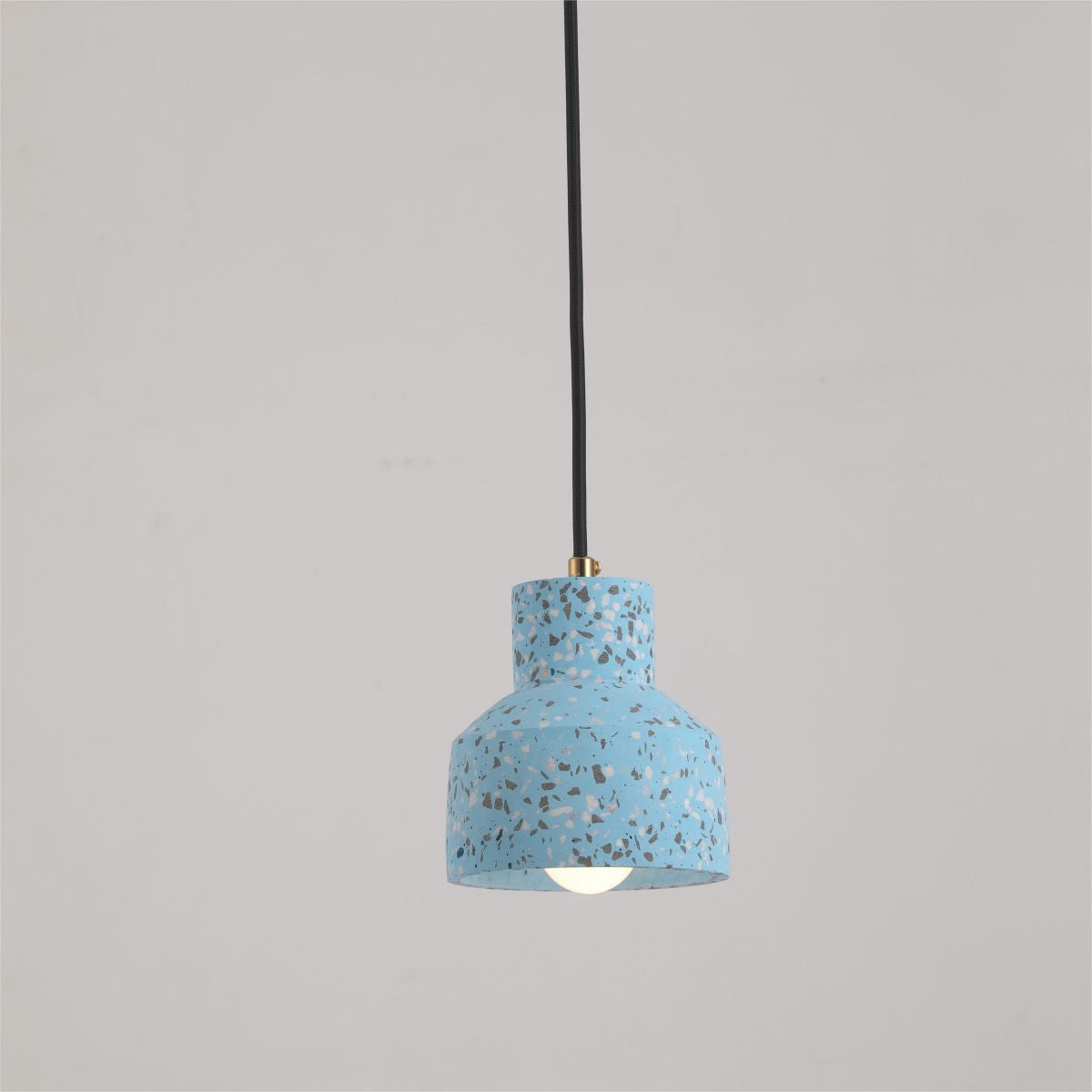 Valentina Moderna Cuadrado LED Metal/Cemento Lámpara Colgante Negra/Azul/Roja/Blanca
