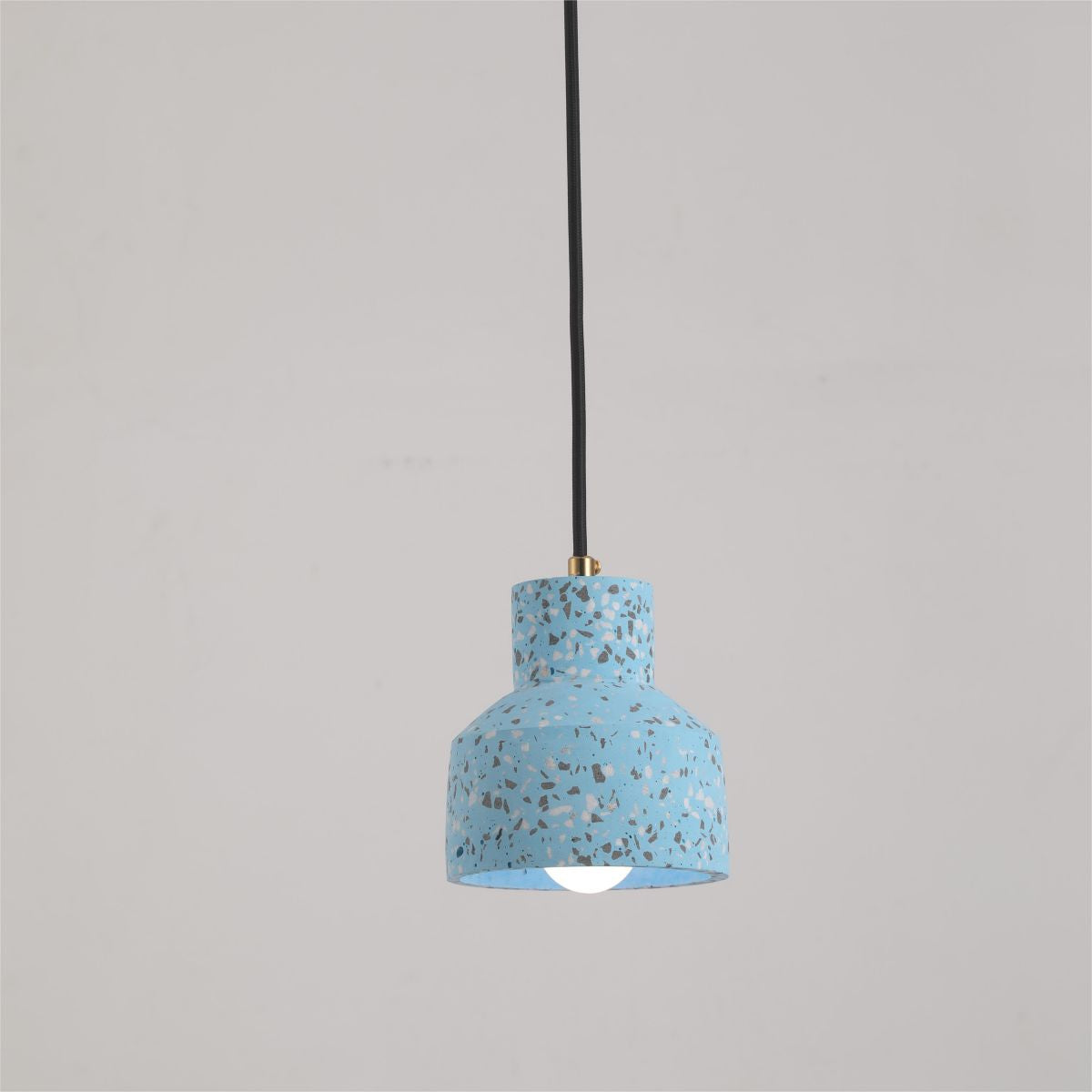 Valentina Moderna Cuadrado LED Metal/Cemento Lámpara Colgante Negra/Azul/Roja/Blanca