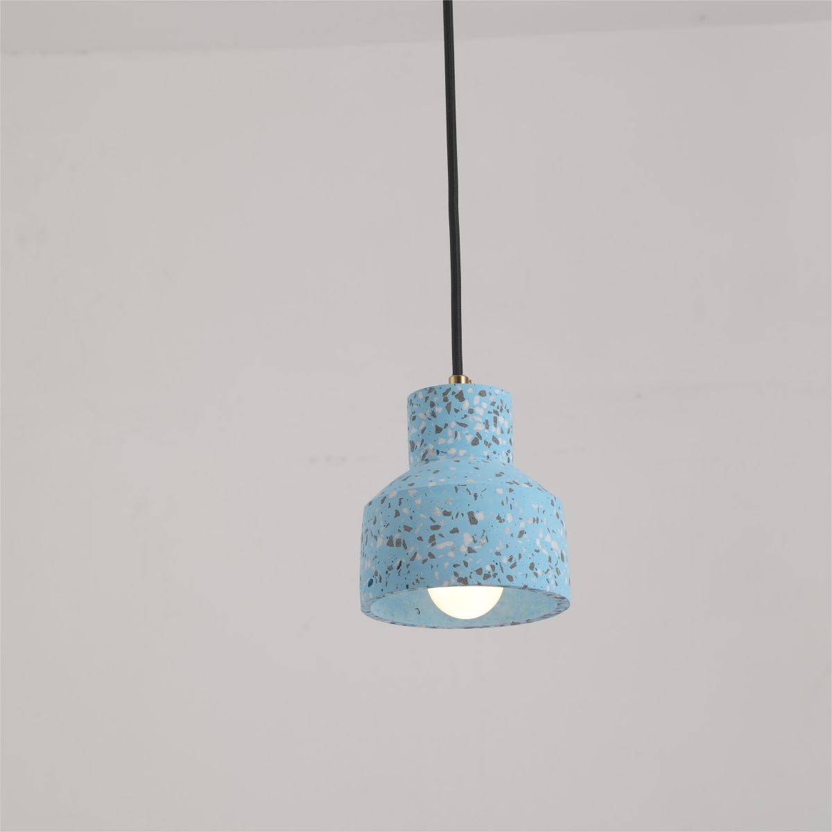 Valentina Moderna Cuadrado LED Metal/Cemento Lámpara Colgante Negra/Azul/Roja/Blanca