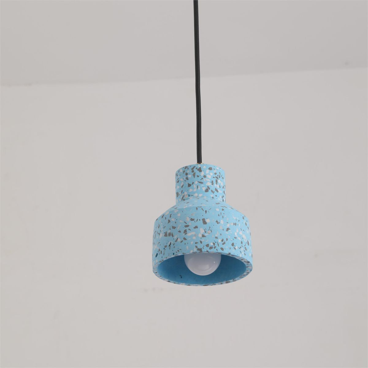 Valentina Moderna Cuadrado LED Metal/Cemento Lámpara Colgante Negra/Azul/Roja/Blanca