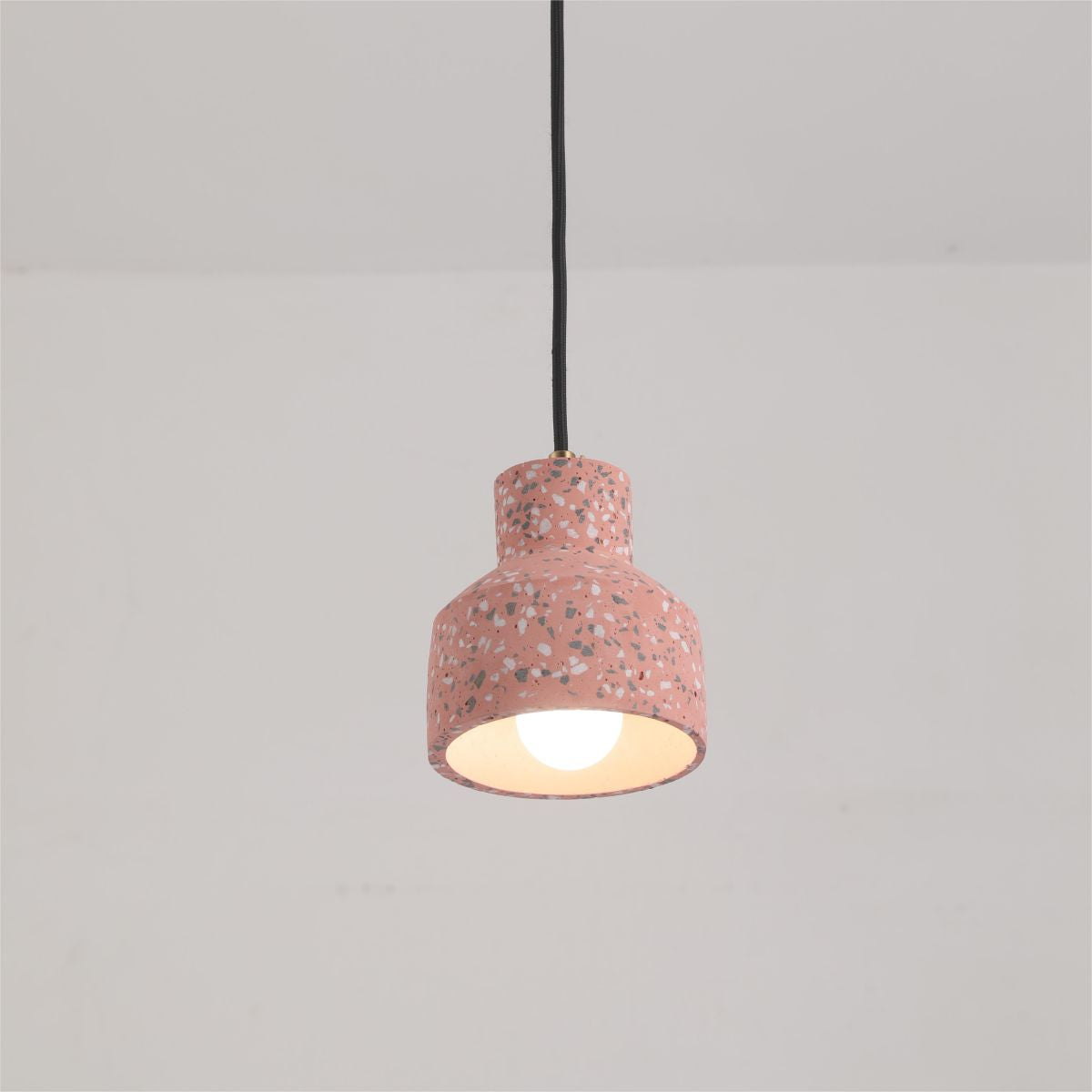 Valentina Moderna Cuadrado LED Metal/Cemento Lámpara Colgante Negra/Azul/Roja/Blanca