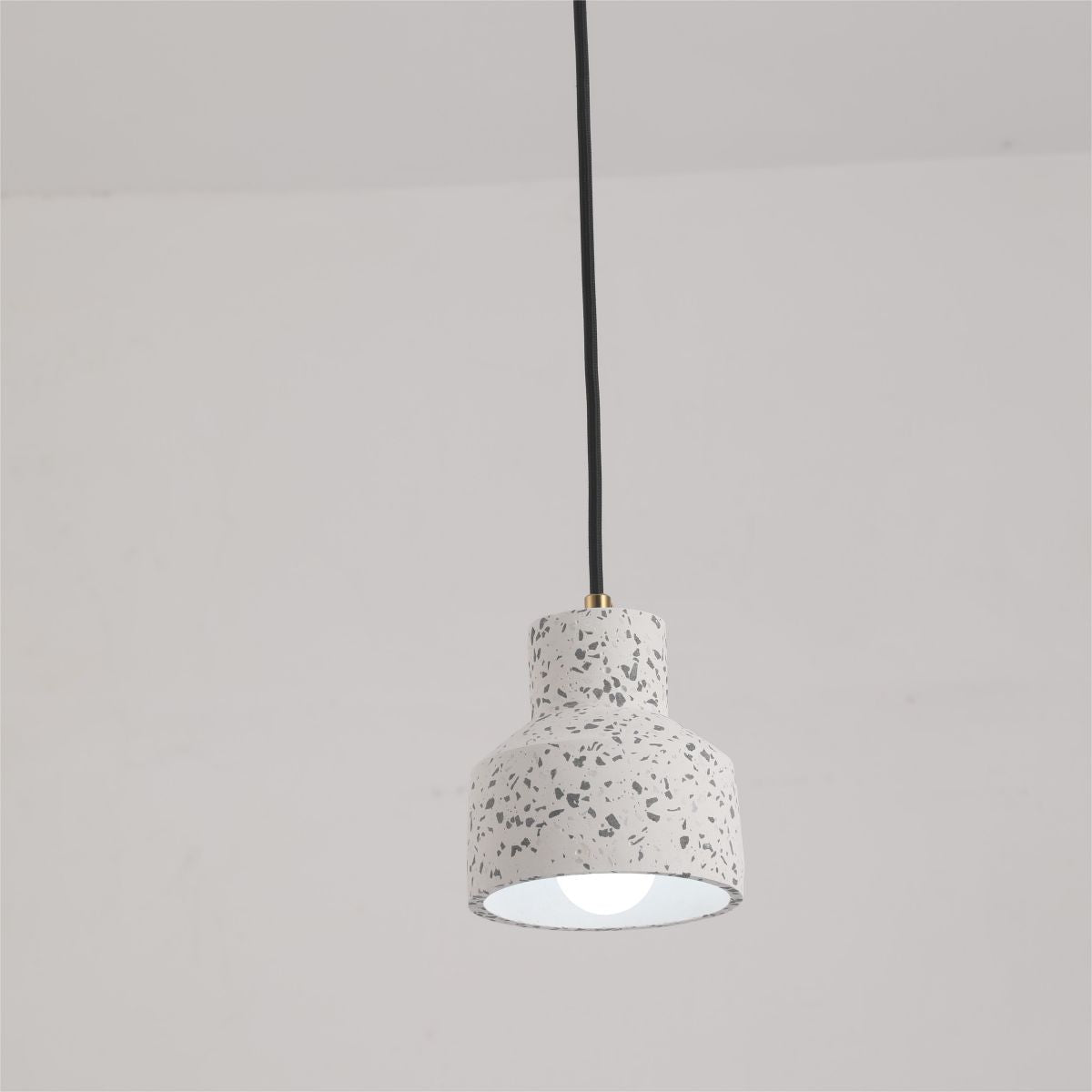 Valentina Moderna Cuadrado LED Metal/Cemento Lámpara Colgante Negra/Azul/Roja/Blanca