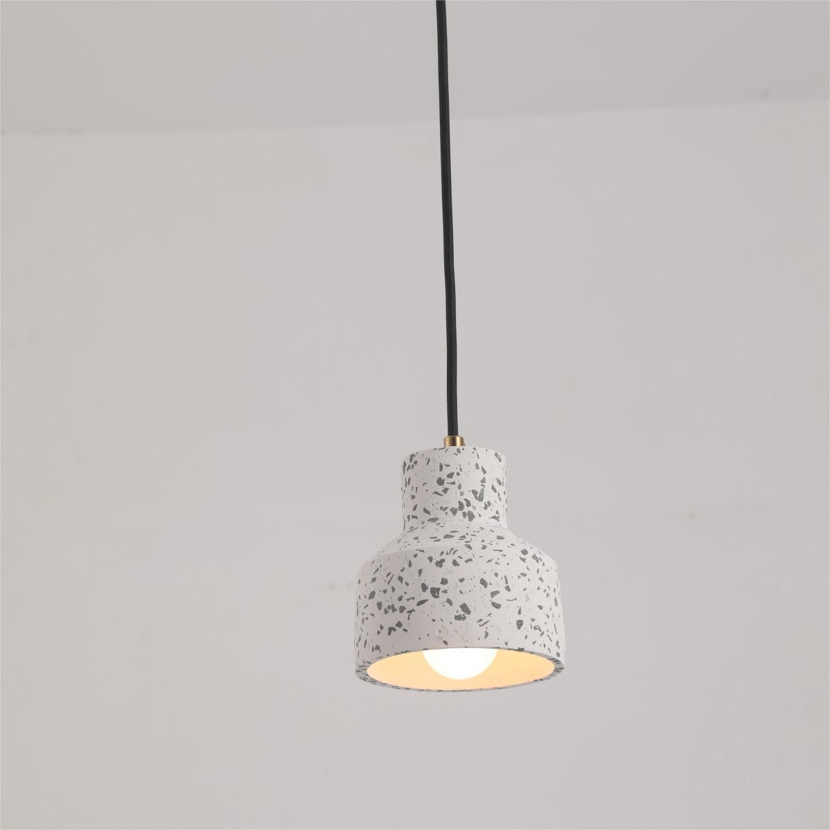 Valentina Moderna Cuadrado LED Metal/Cemento Lámpara Colgante Negra/Azul/Roja/Blanca