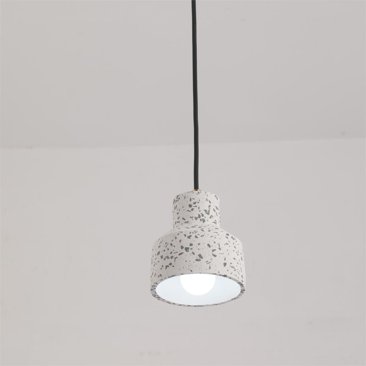 Valentina Moderna Cuadrado LED Metal/Cemento Lámpara Colgante Negra/Azul/Roja/Blanca