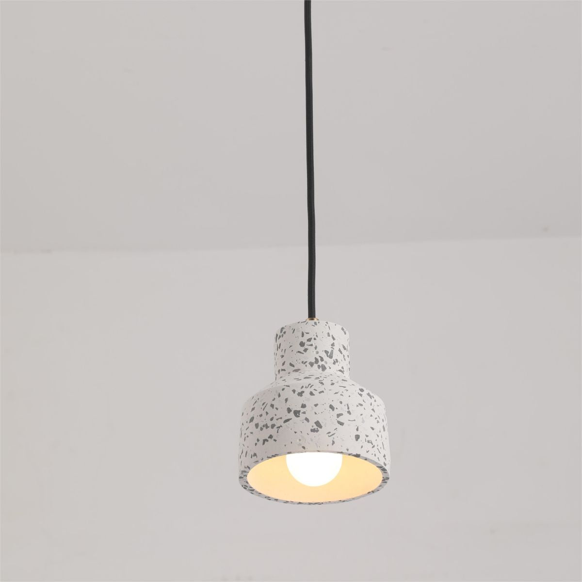 Valentina Moderna Cuadrado LED Metal/Cemento Lámpara Colgante Negra/Azul/Roja/Blanca