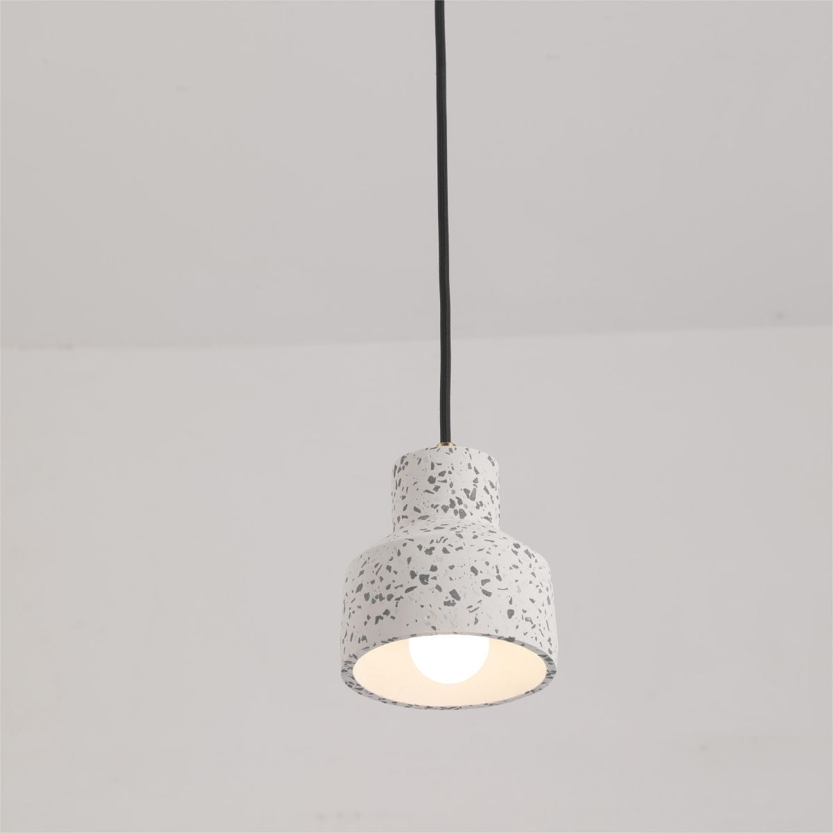 Valentina Moderna Cuadrado LED Metal/Cemento Lámpara Colgante Negra/Azul/Roja/Blanca