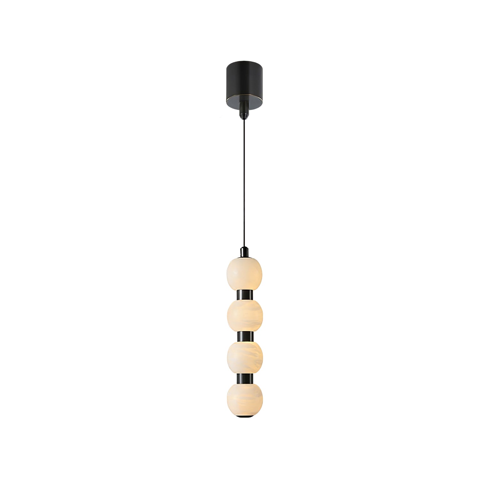 Lyra Modern Alabaster Pendant Light Staircase - Letslighting