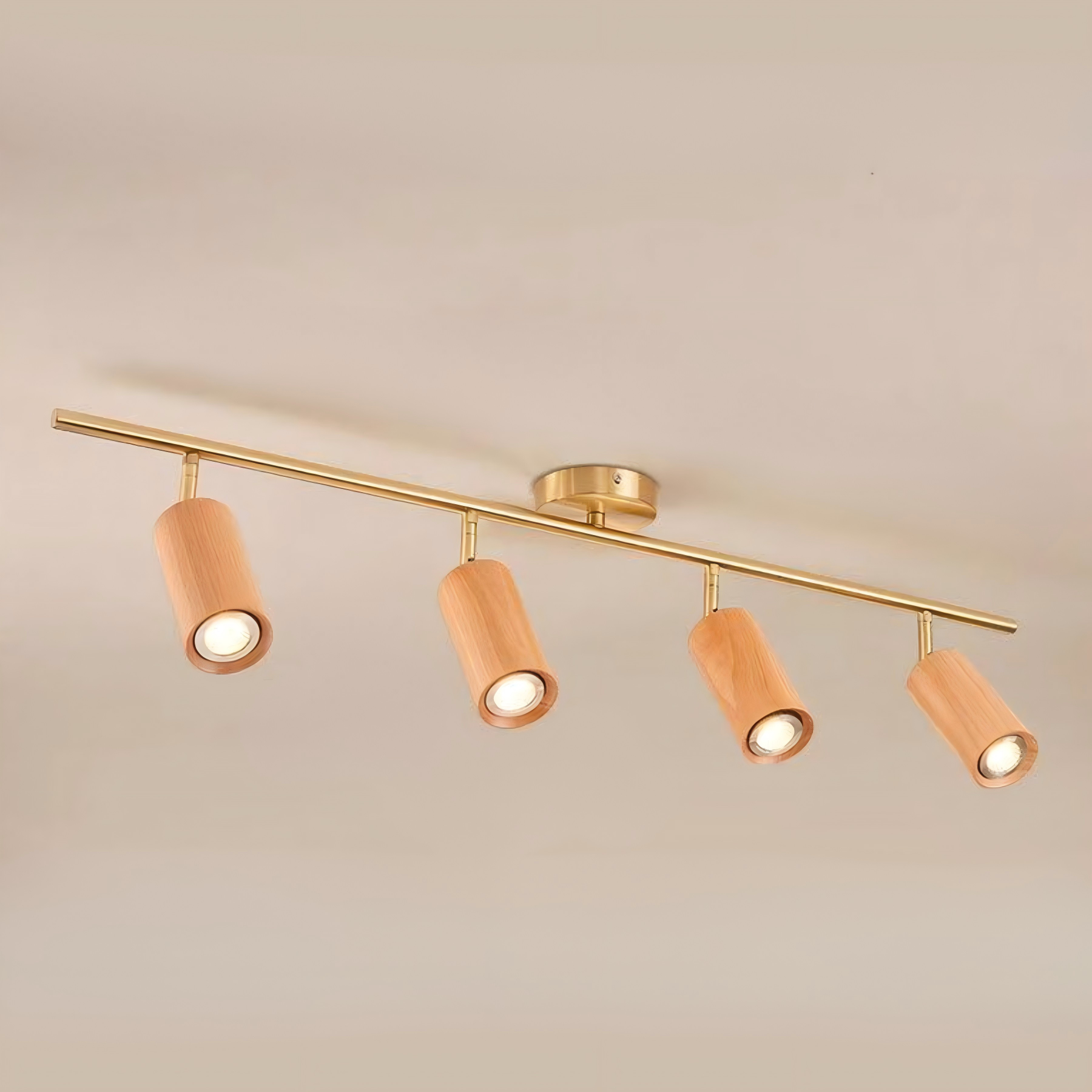 Liora Luz de riel LED de madera