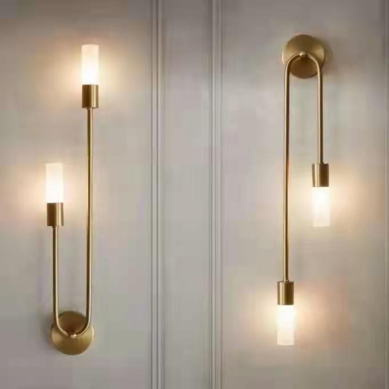 Arisha Moderno Diseño Irregular Aplique de Pared Dorado