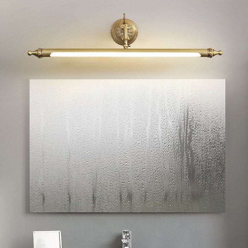 Ray Vintage Lineal Metal/Acrílico Aplique de Pared Dorado