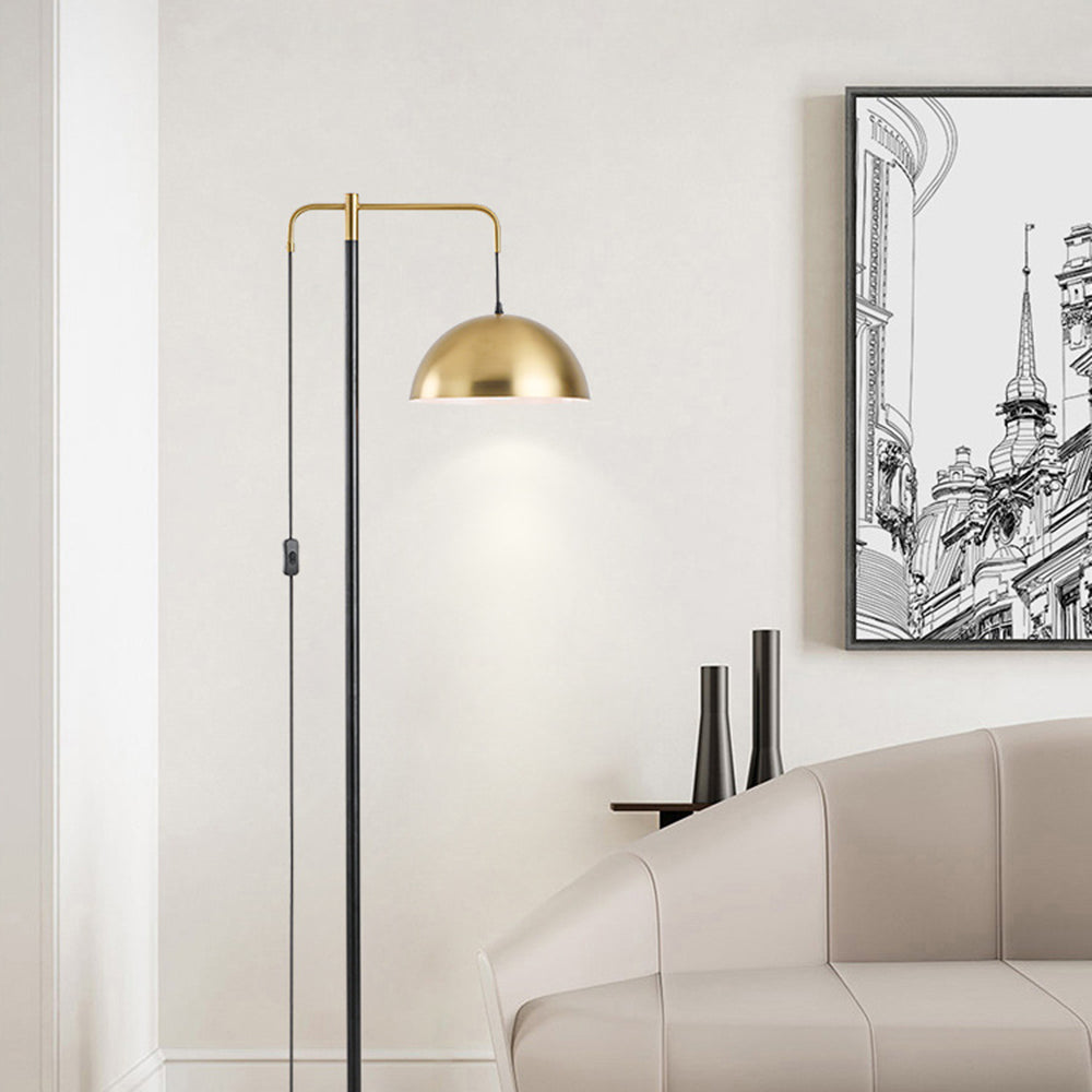 Mira Moderna Minimalista Mármol/Metal Lámpara de Pie Oro