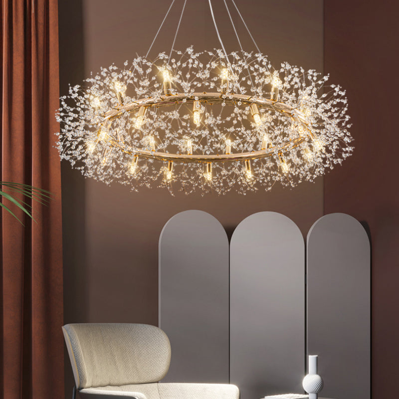 Arisha Moderna LED Metal/Cristal Lámpara Colgante