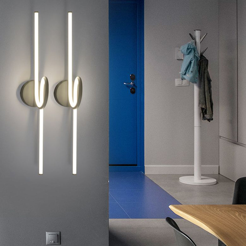 Arisha Nórdico Geométrico Metal/Gel de Sílice Aplique de Pared Negro/Blanco