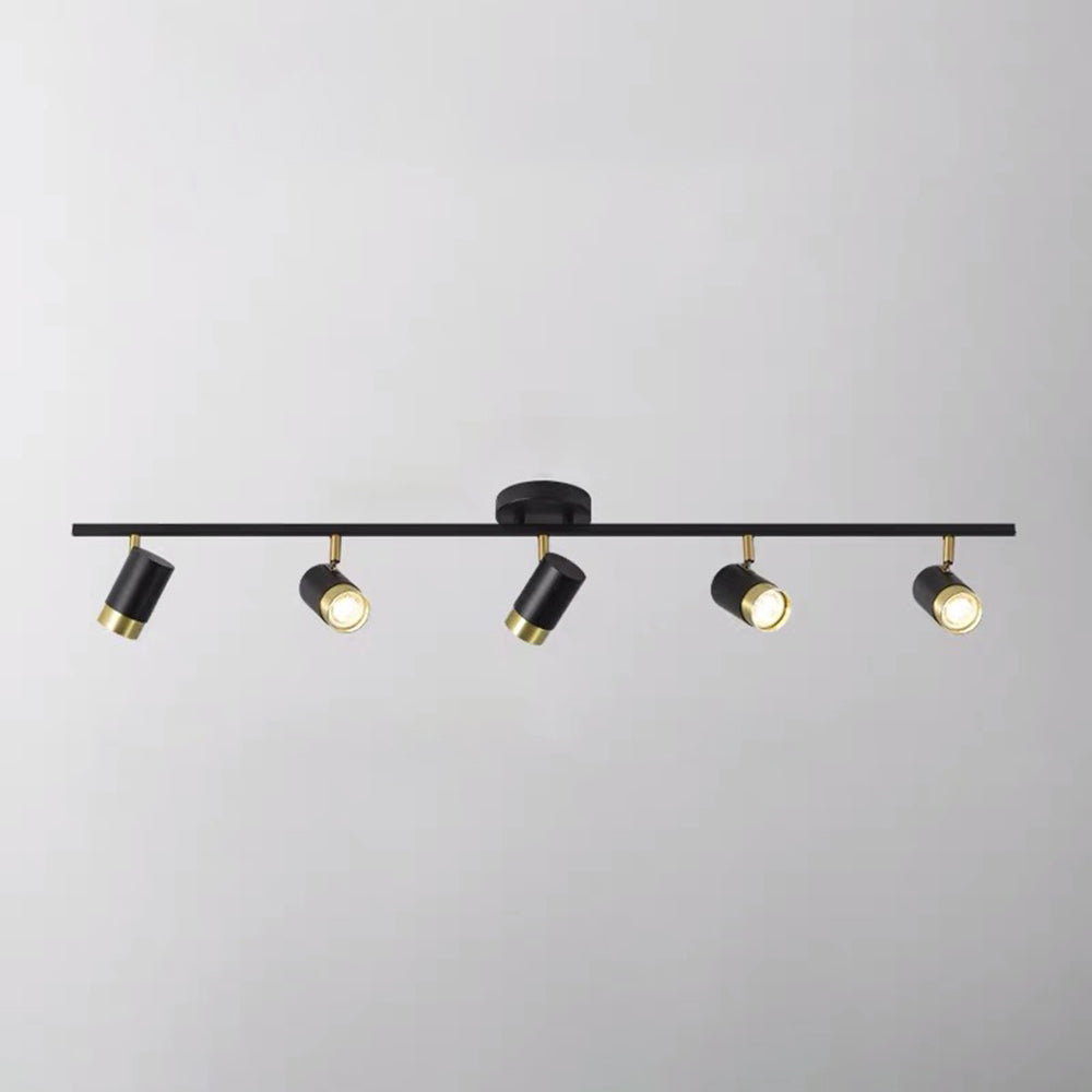 Arisha Minimalista Multiple Foco Metal Lámpara de Techo Negra