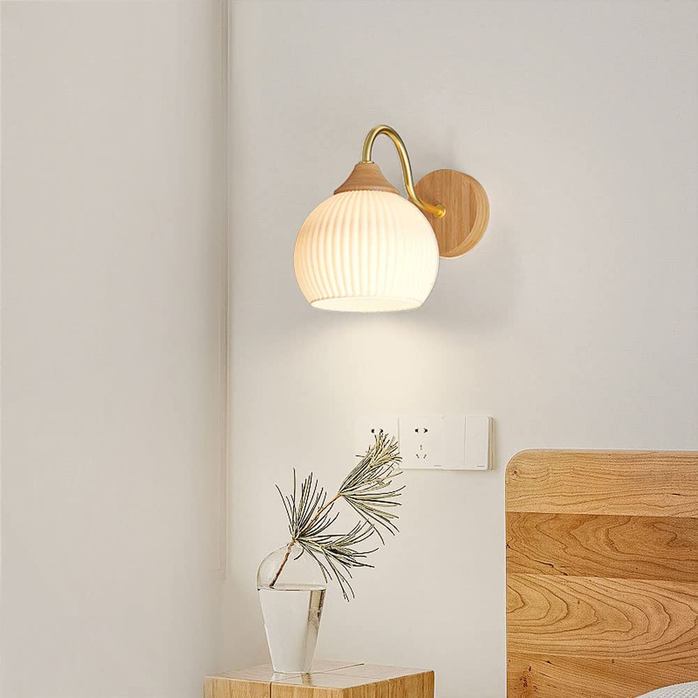 Muto Nórdico Cristal LED Minimalista Lámpara de Pared Balcón