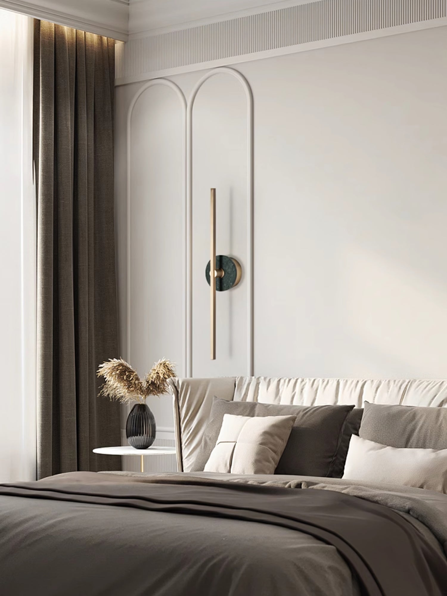 Elmarir Linear Alabaster Wall Light - Letslighting