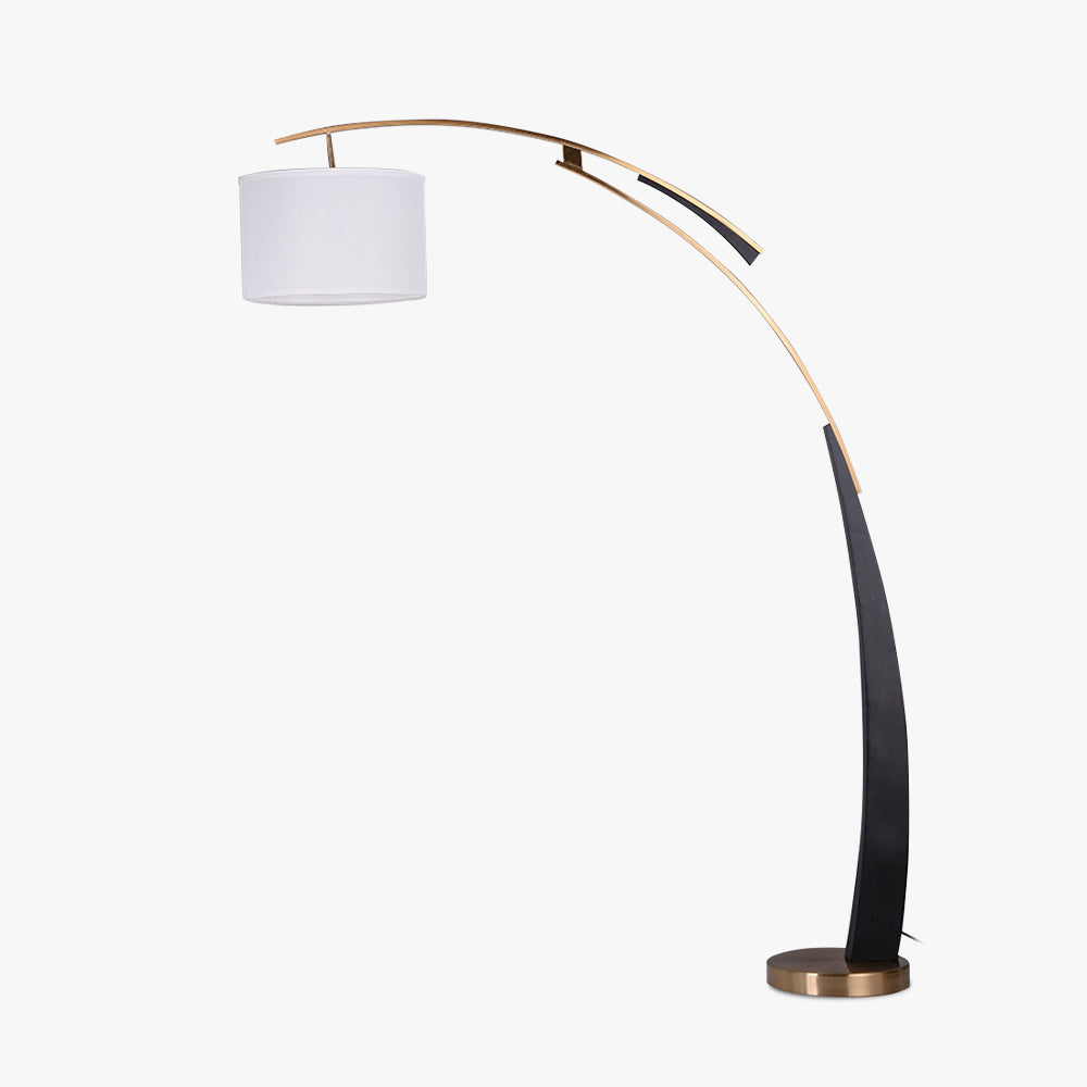 Salgado Moderna Minimalista Metal/Textil LED Lámpara de Pie