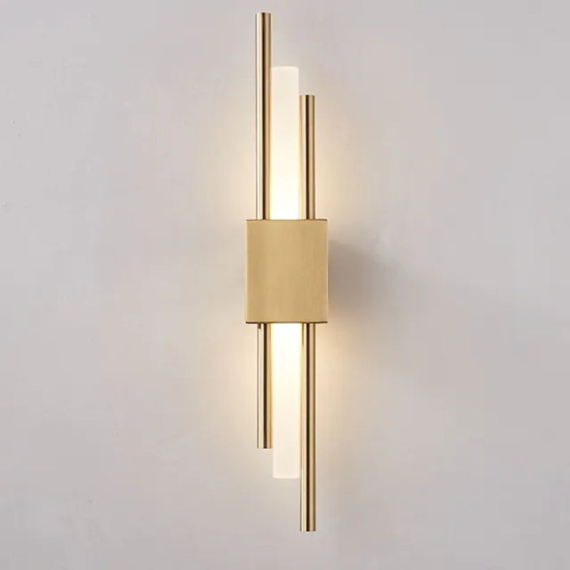 Alana Moderna Geometría Metal LED Aplique de Pared Blanca/Dorada/Verde