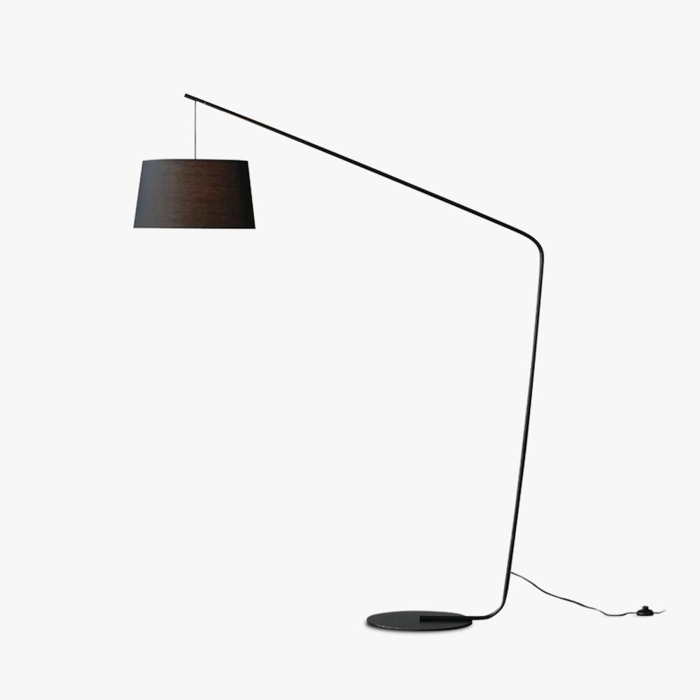 Salgado Moderna Minimalista Metal/Tela Lámpara de Pie Negra