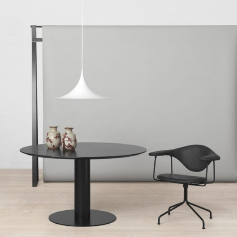 Arisha Minimalista Domo Metal Lámpara Colgante Blanca/Negra