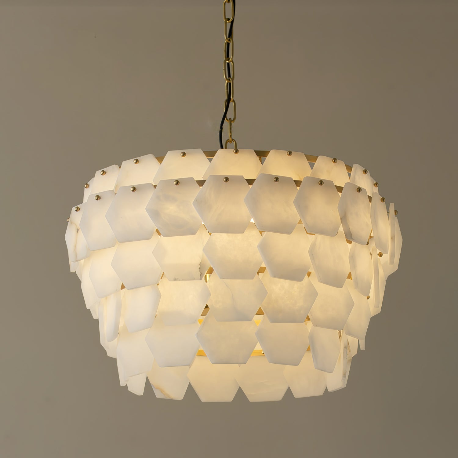 Evenaris Honeycomb Alabaster Chandelier - Letslighting