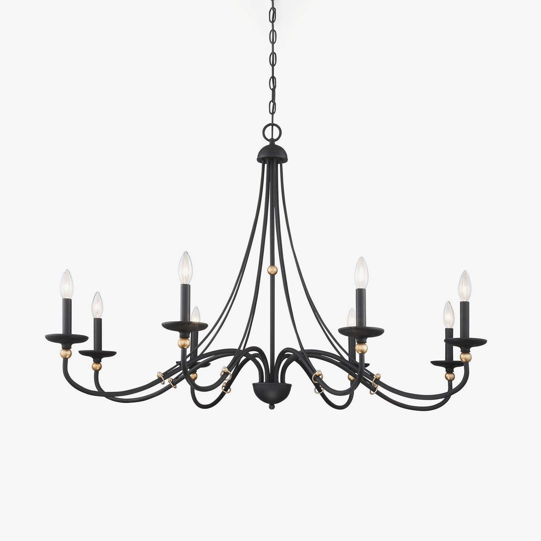 Regalia Vintage Brass Chandelier - Letslighting