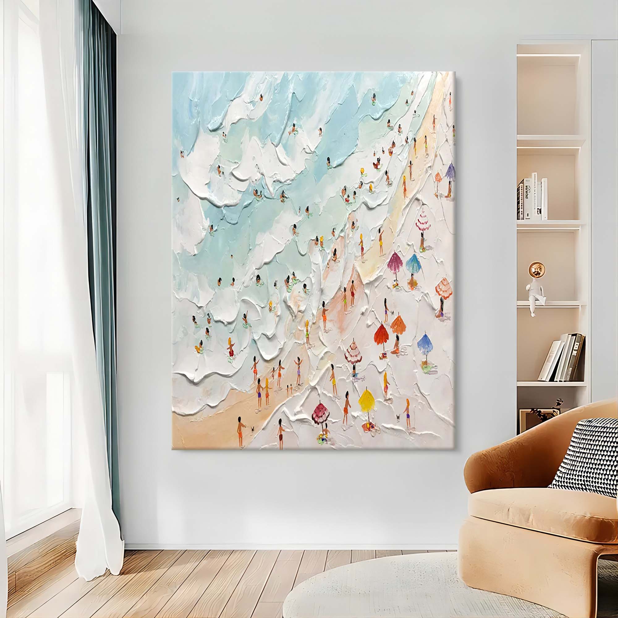 Vacation Arte Mural con Textura de Yeso - Letslighting