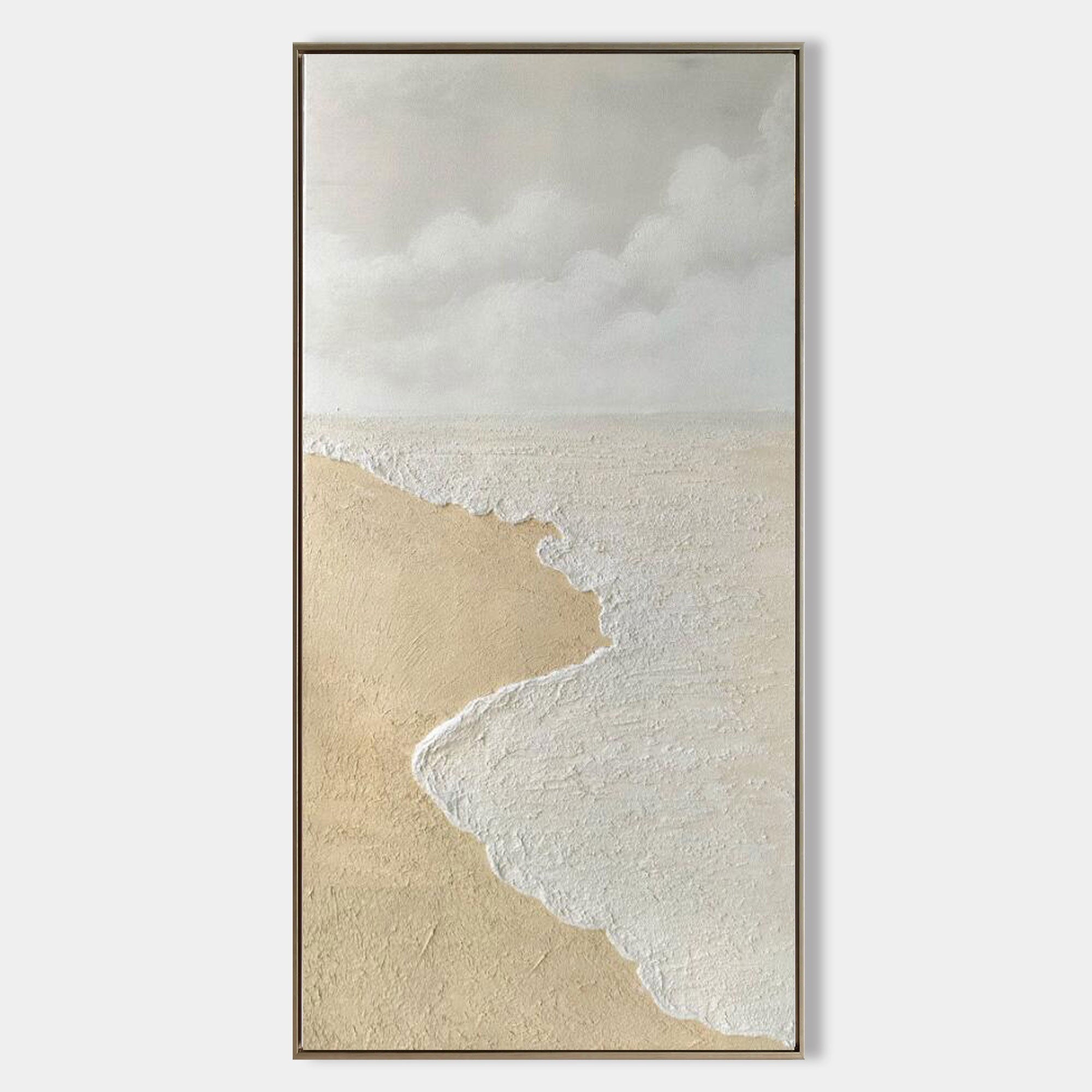 Oceane Art en Yeso Pintura Arte Mural con Textura - Letslighting