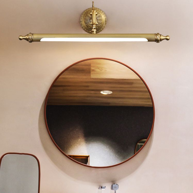 Ray Vintage Lineal Metal/Acrílico Aplique de Pared Dorado