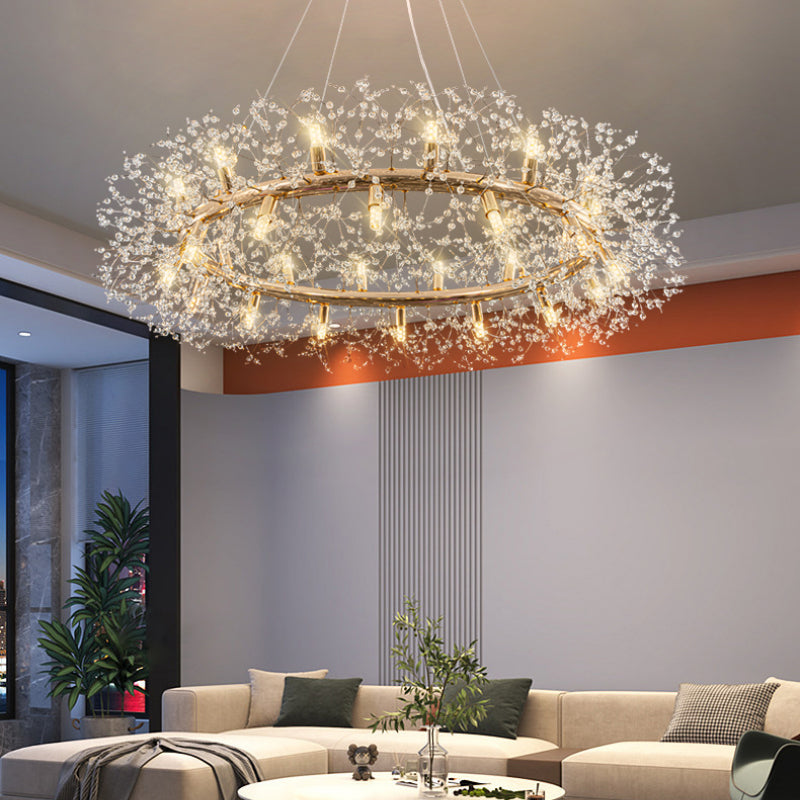 Arisha Moderna LED Metal/Cristal Lámpara Colgante