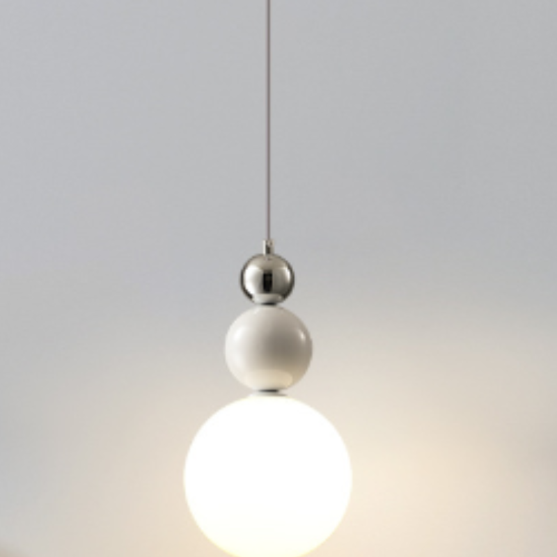 Valentina Moderno Bauhaus LED Vidrio Metal Lámpara Colgante Dormitorio