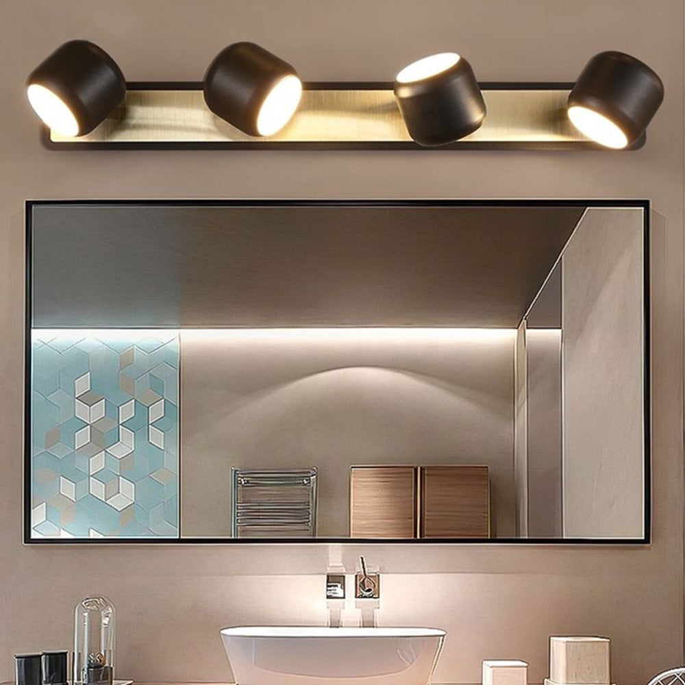 Arisha Moderno Lineal Metal Aplique de Pared Blanco/Negro
