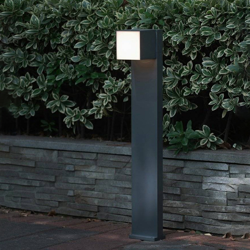 Ray Minimalista Columna Metal Lámpara Exterior Patio