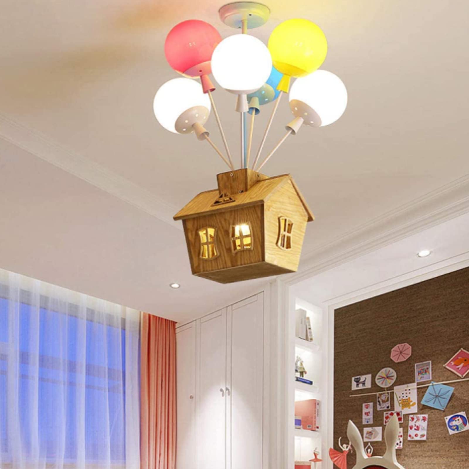 Aria Diseñador Plafón Metal/Madera/Acrílico Dormitorio/Salón