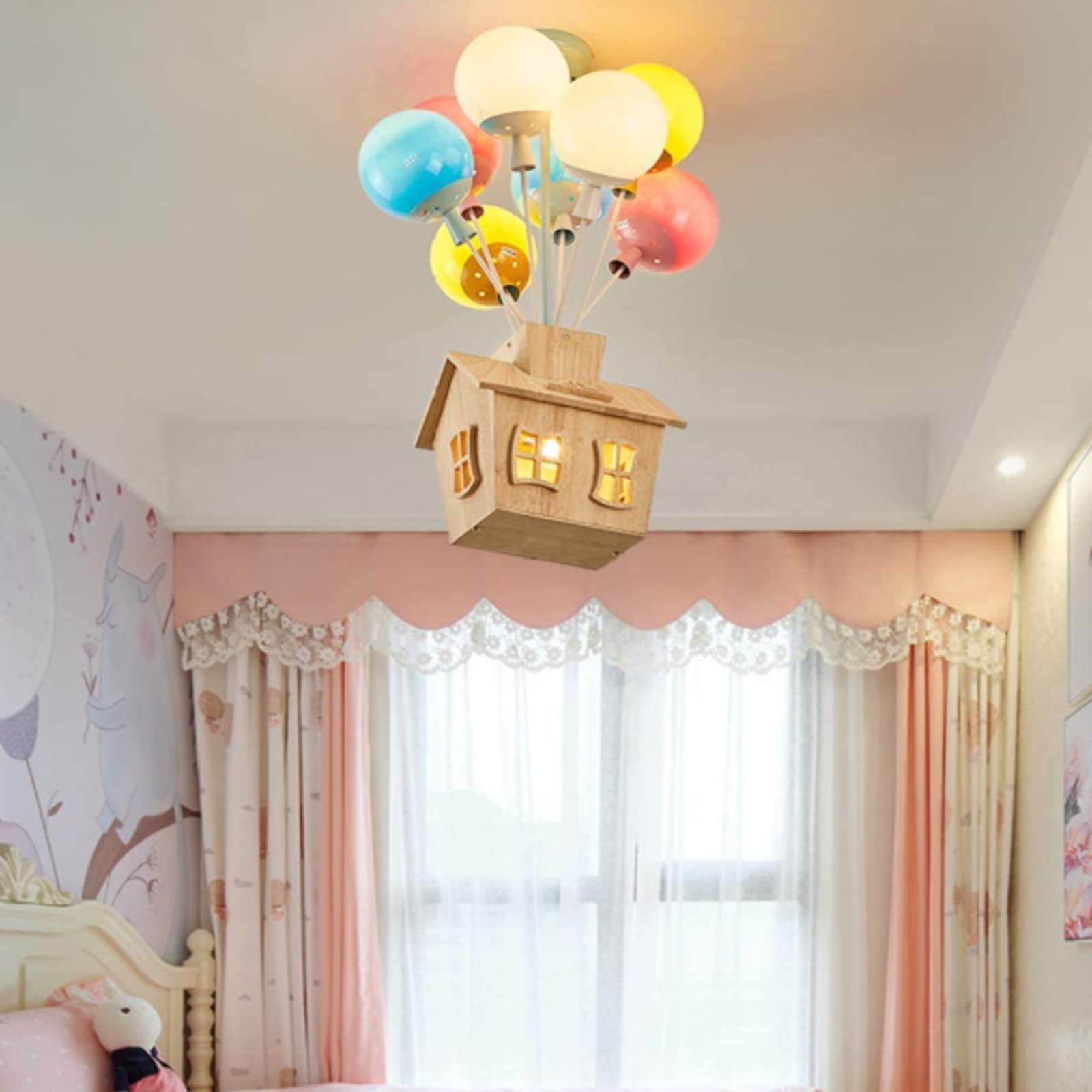 Aria Diseñador Plafón Metal/Madera/Acrílico Dormitorio/Salón