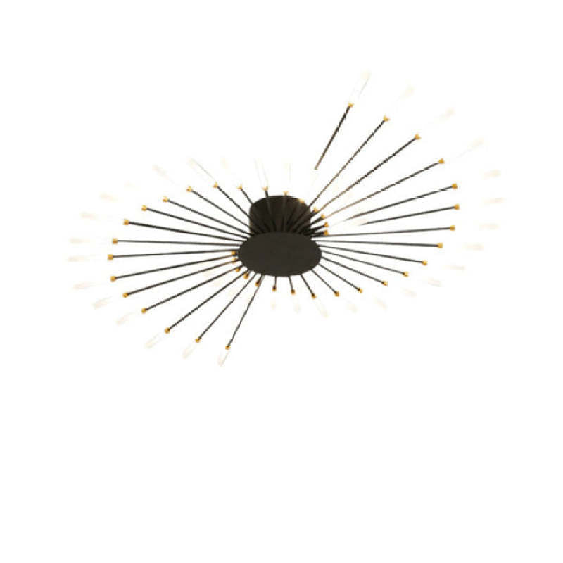 Arisha Moderna Sputnik Lineal Metal Lámpara de Techo