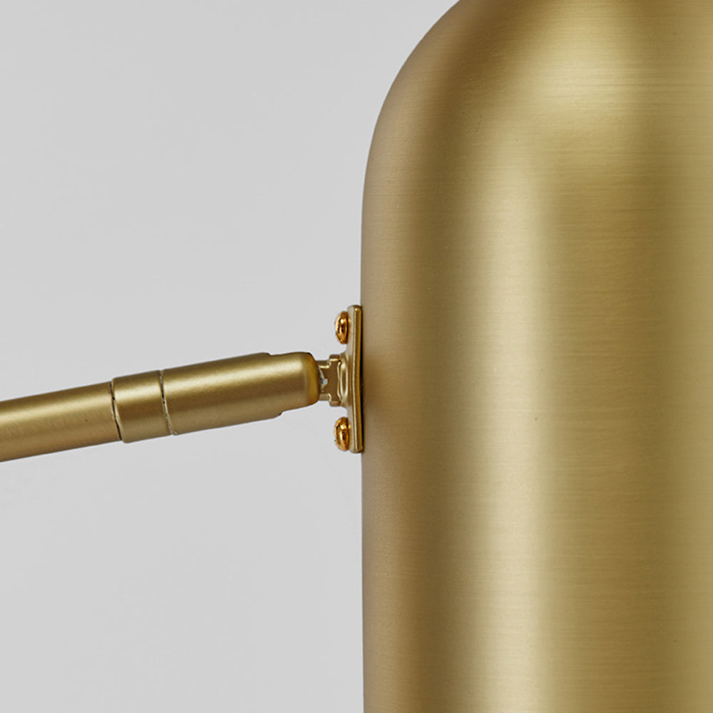 Mira Moderna Minimalista Lineal Metal Lámpara de Pie Dorada