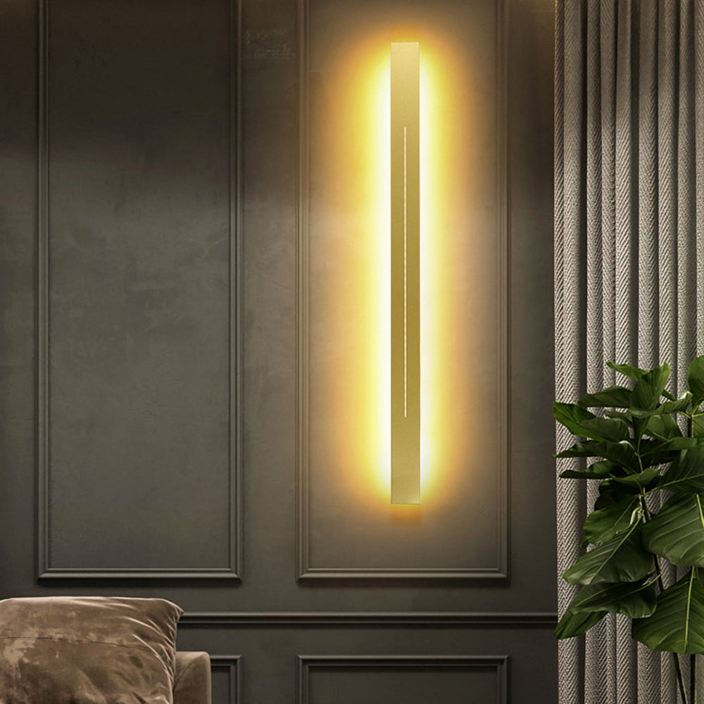 Arisha Moderno Sencillo Aplique LED Interior Metal Oro Negro Dormitorio