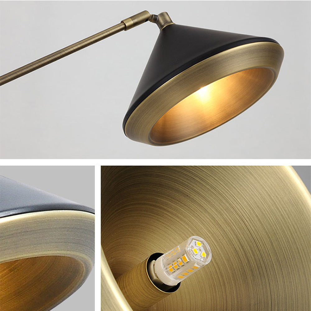 Mira Moderna Minimalista Metal Lámpara de Pie Dorada