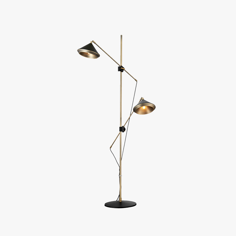 Mira Moderna Minimalista Metal Lámpara de Pie Dorada