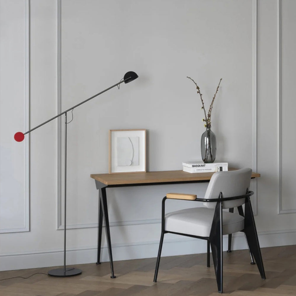 Mira Moderna Minimalista Metal Lámpara de Pie Negra