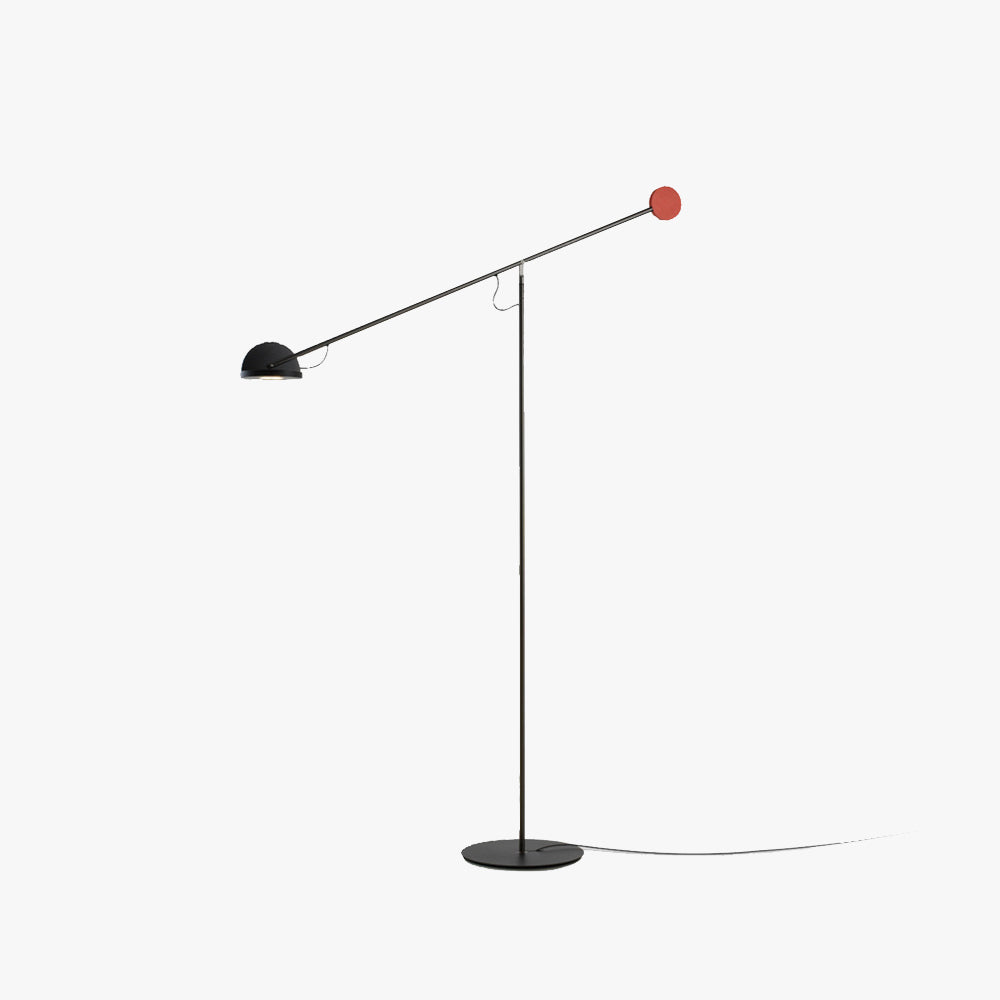 Mira Moderna Minimalista Metal Lámpara de Pie Negra