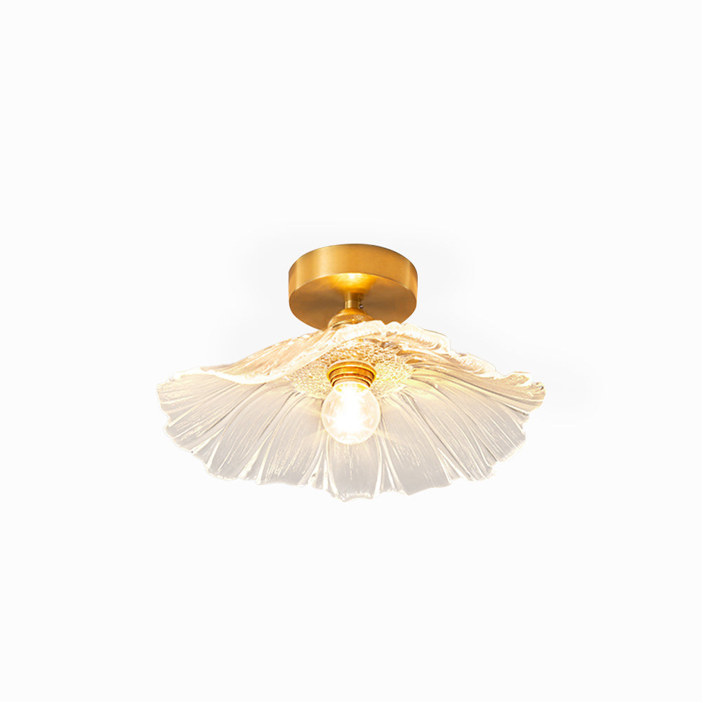 Arisha Elegante Metal/Vidrio Lámpara Colgante/Lámpara de Techo Verde/Transparente