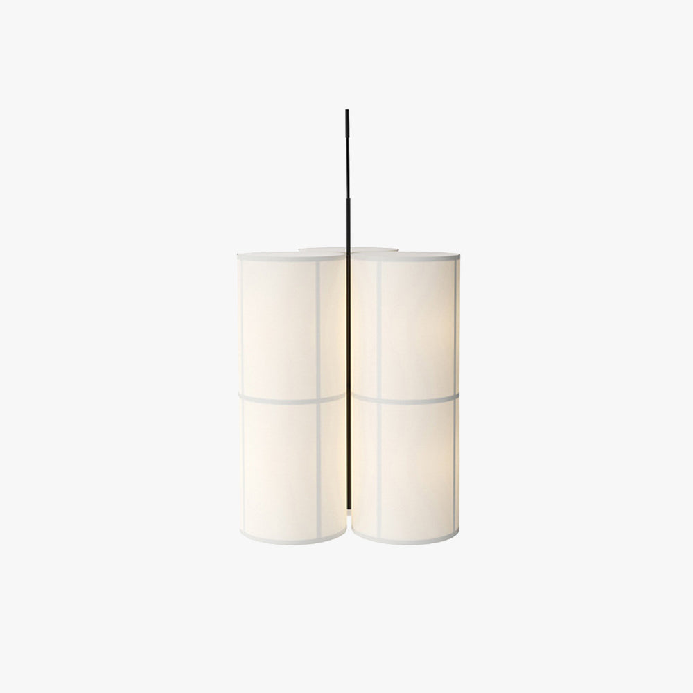 Ritta Vintage Minimalista Metal/Tela Lámpara Colgante Blanco/Beige