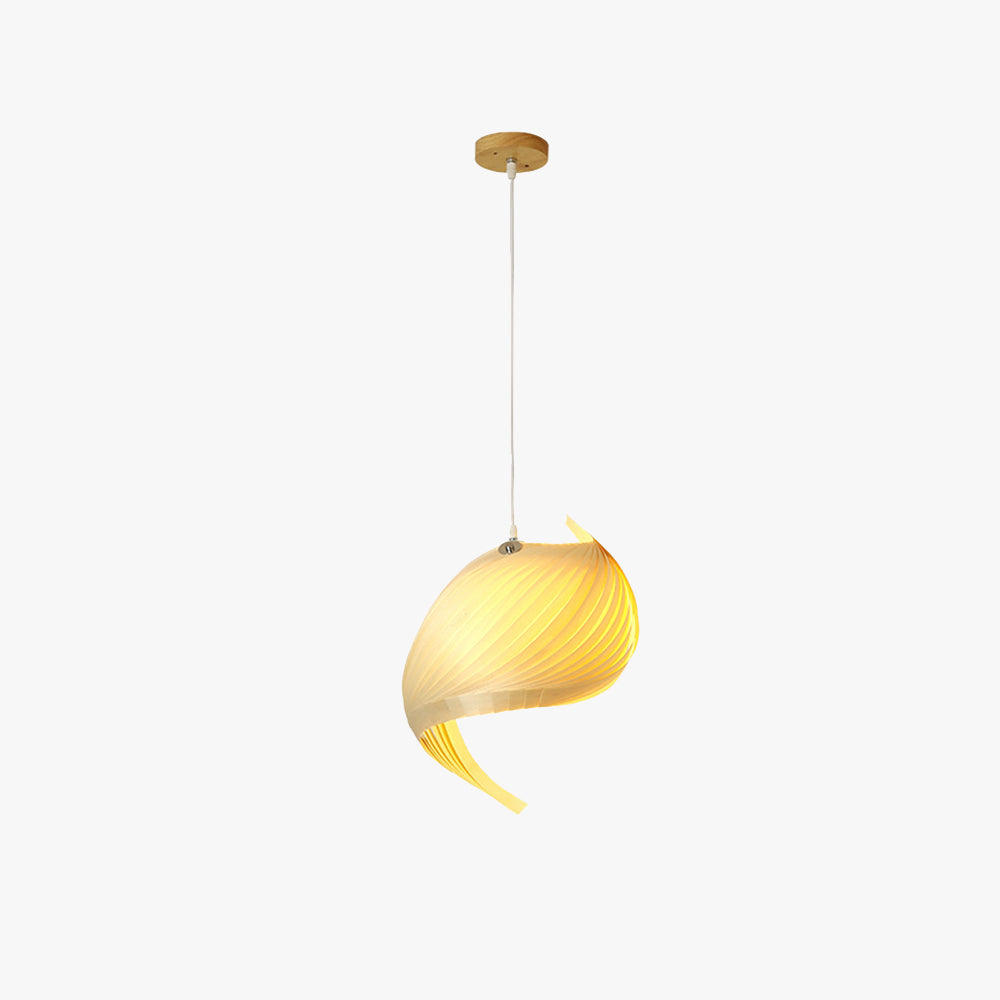 Muto Moderna Geométrica Metal/Madera LED Lámpara Colgante Madera