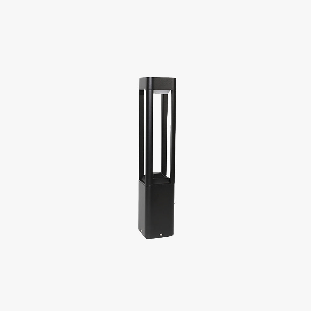 Ray Moderno Lámpara De Pie Exterior Rectangular Metal
