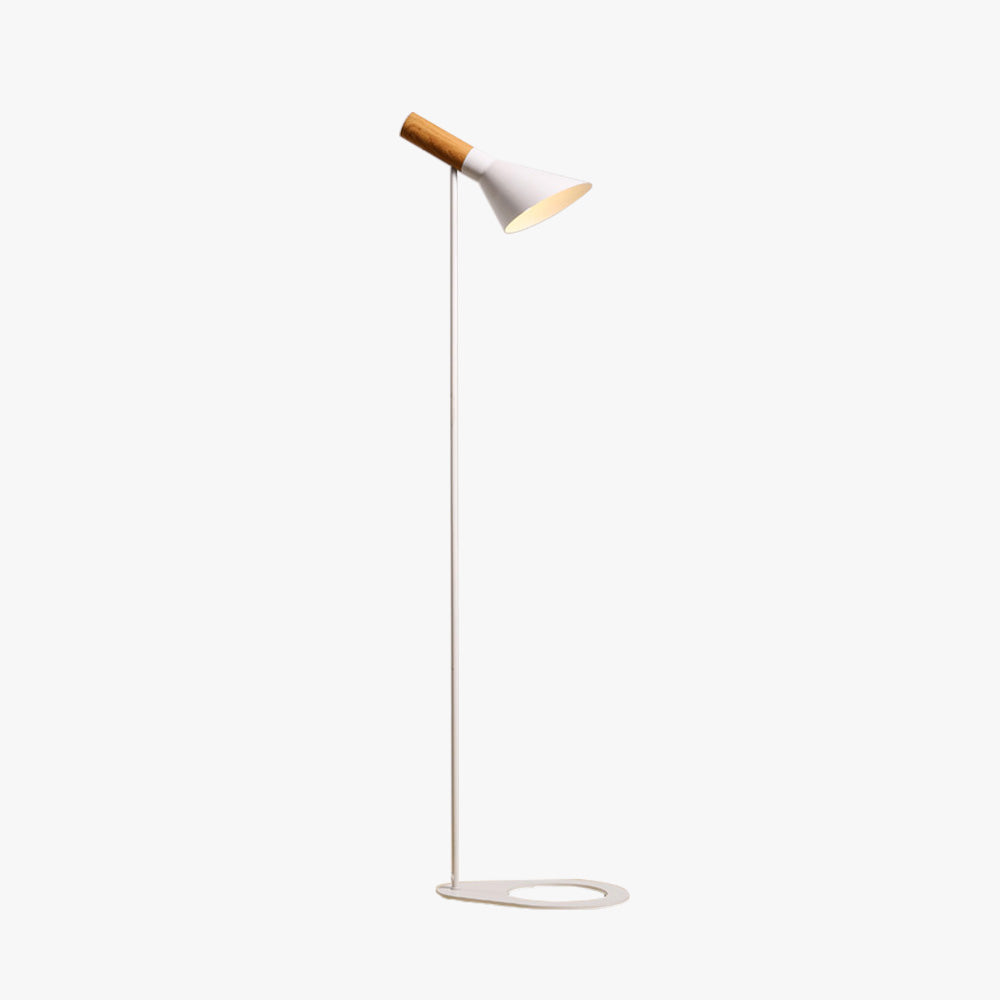Mira Moderna Minimalista Metal Lámpara de Pie Blanca/Negra