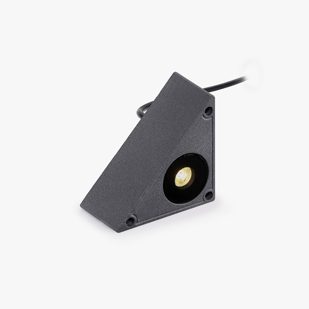 Ray Moderna Triangular LED Metal Acrílico Lámpara Exterior